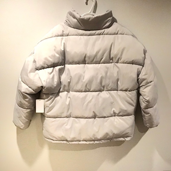 Grey/white puffer jacket - Picture 2 of 2